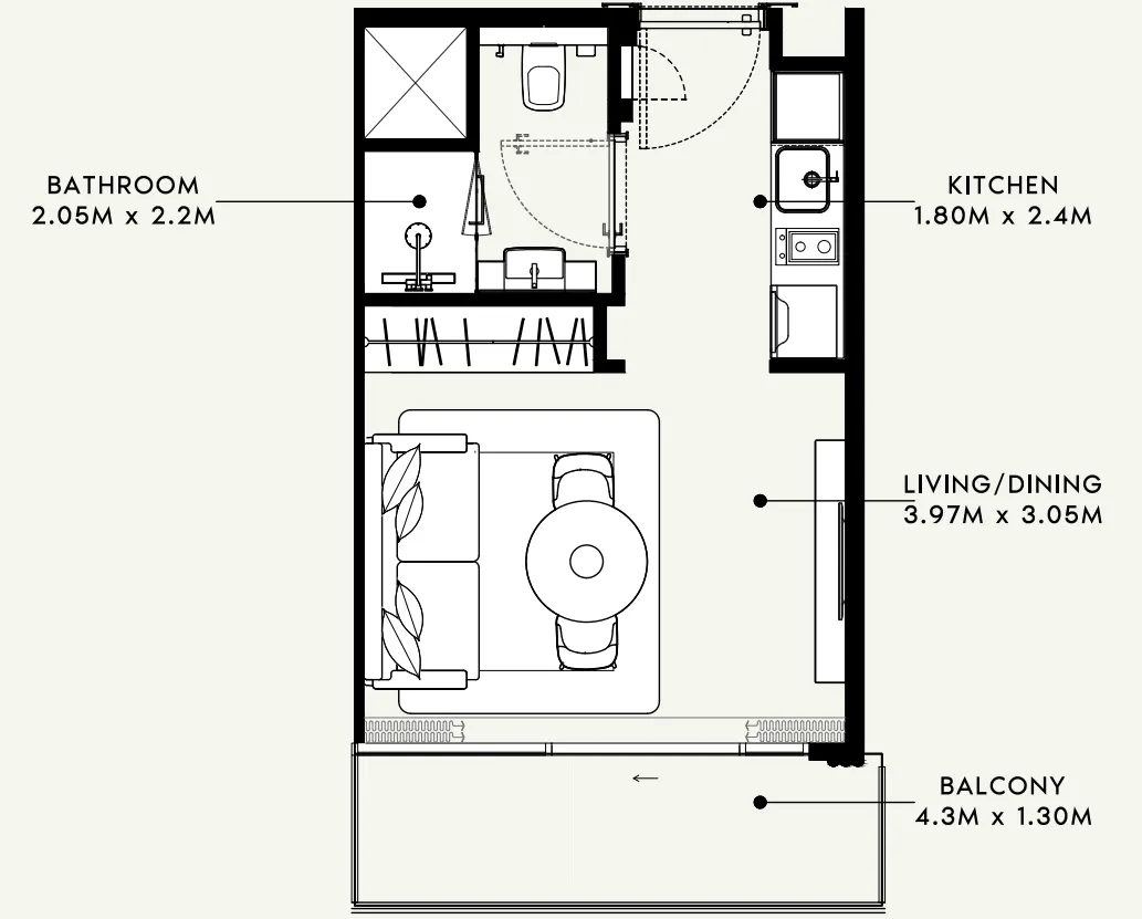 Azizi Azizi Milan floor plan