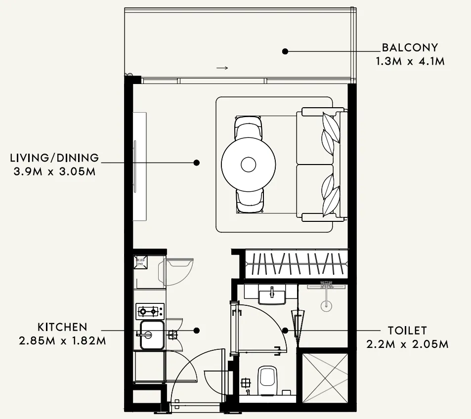Azizi Azizi Milan floor plan