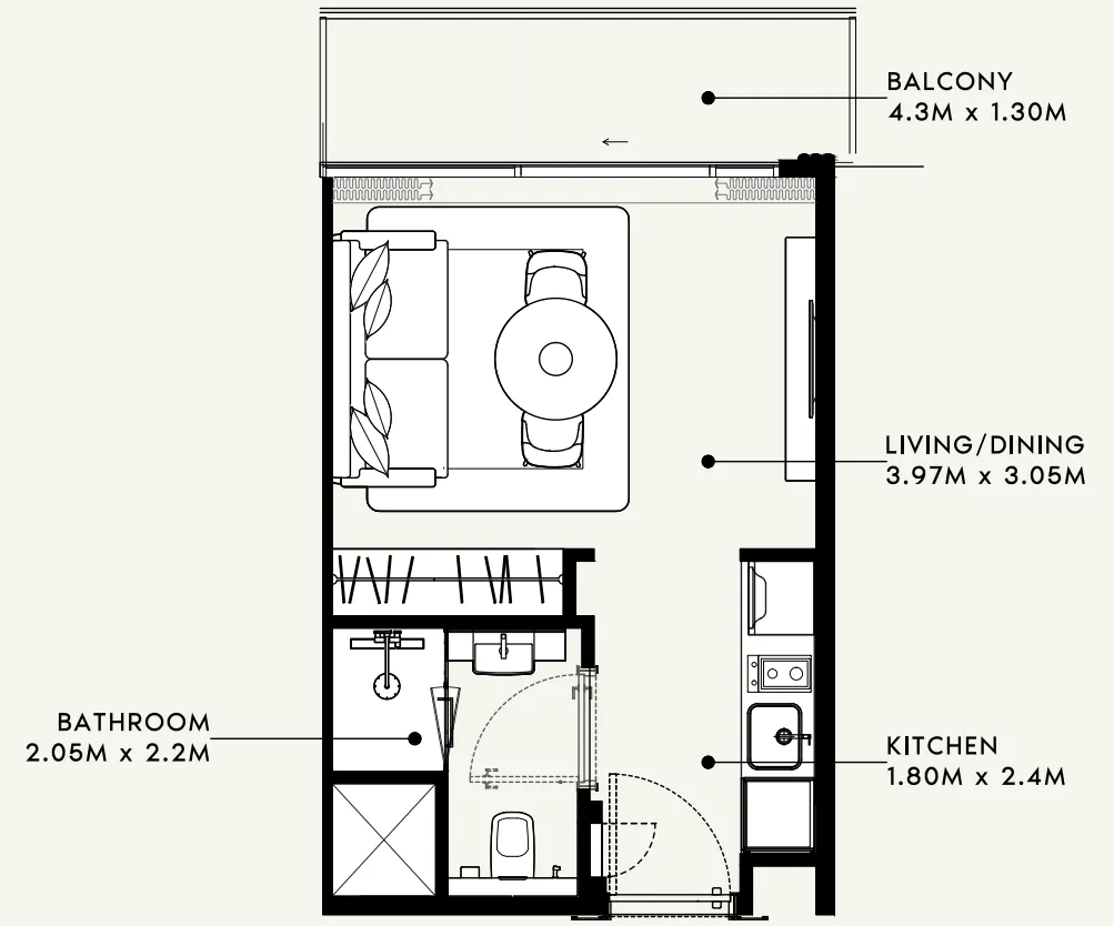 Azizi Azizi Milan floor plan