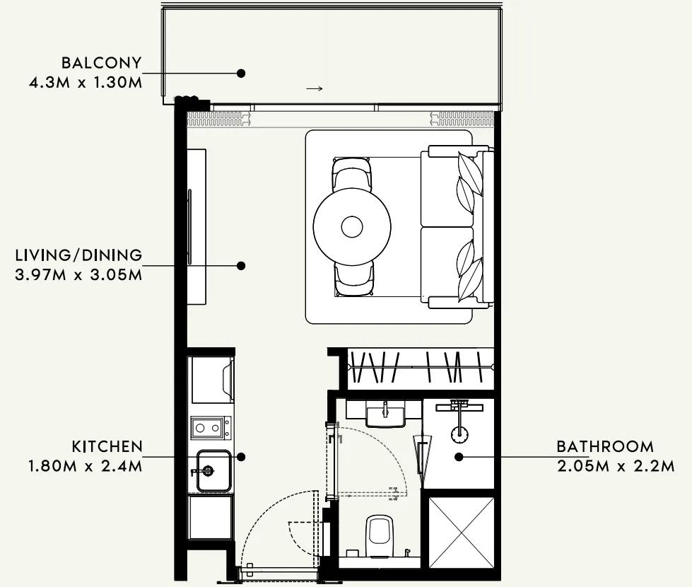 Azizi Azizi Milan floor plan