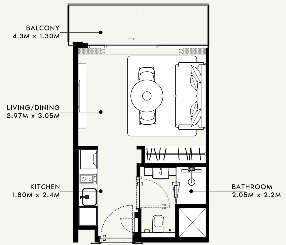 Azizi Azizi Milan floor plan
