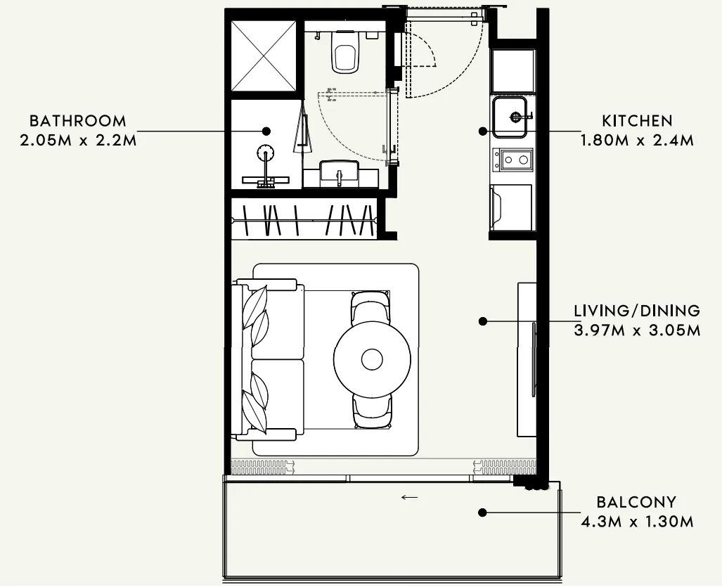Azizi Azizi Milan floor plan
