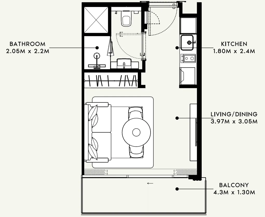 Azizi Azizi Milan floor plan