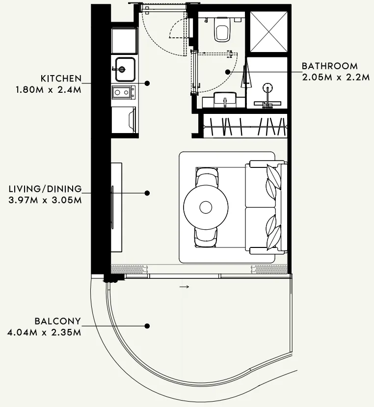 Azizi Azizi Milan floor plan