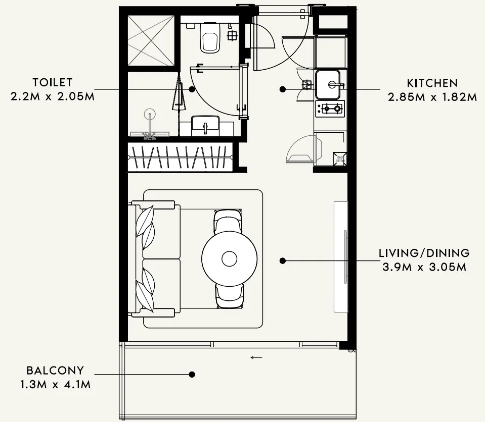 Azizi Azizi Milan floor plan