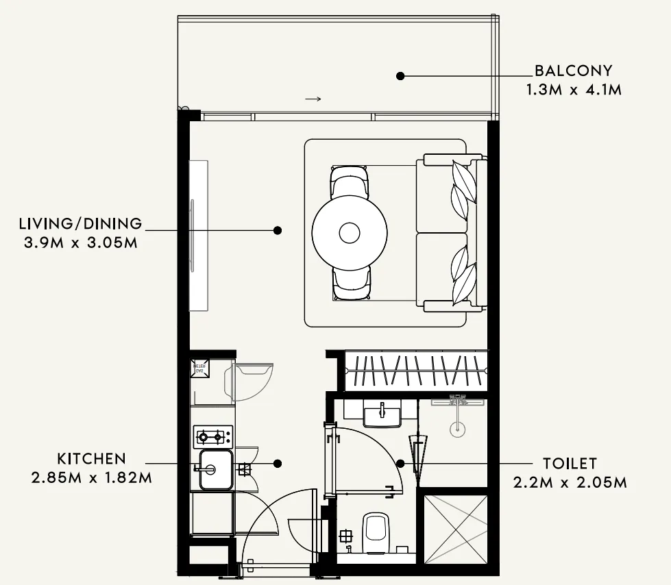Azizi Azizi Milan floor plan