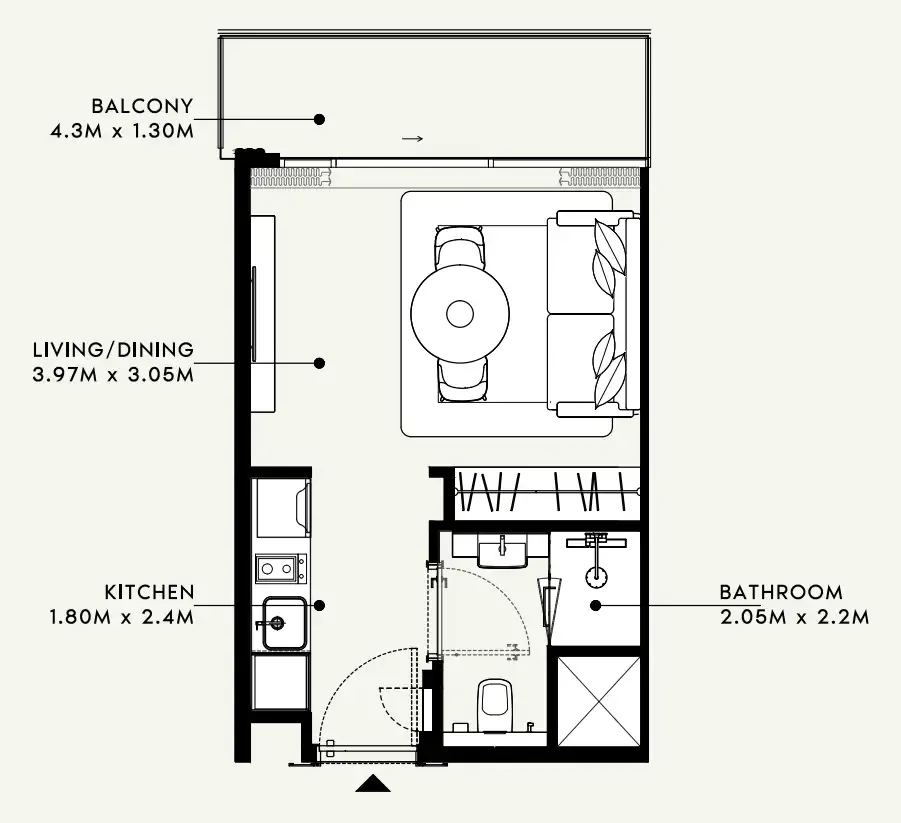 Azizi Azizi Milan floor plan
