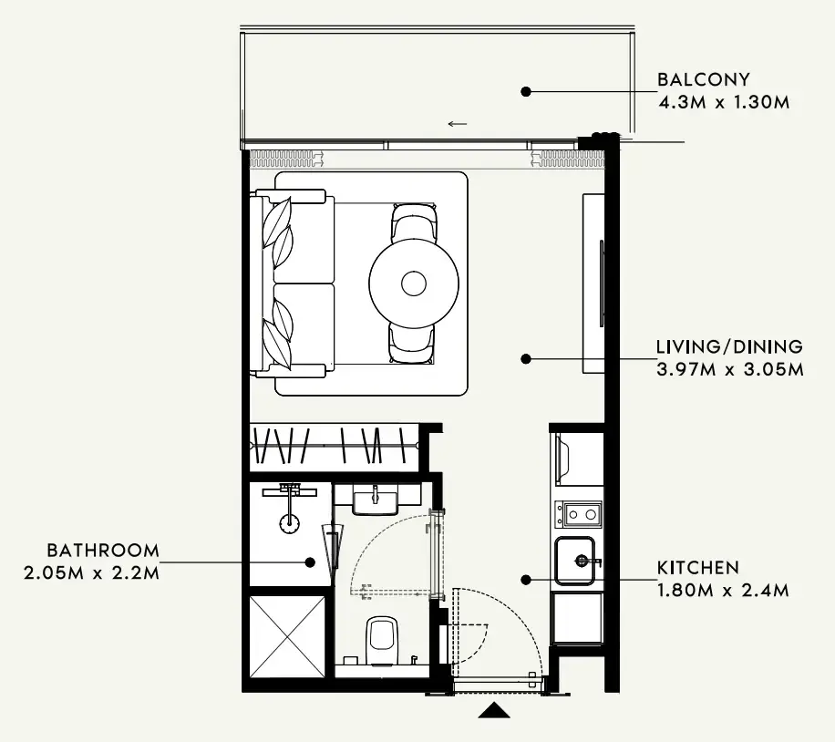 Azizi Azizi Milan floor plan