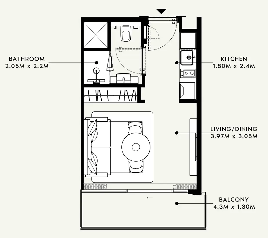 Azizi Azizi Milan floor plan
