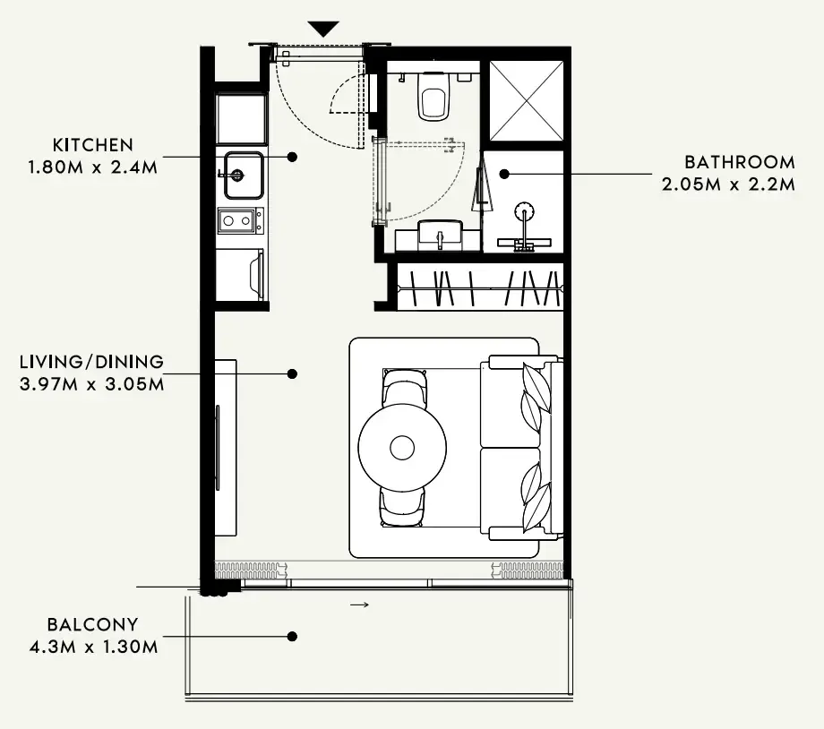 Azizi Azizi Milan floor plan
