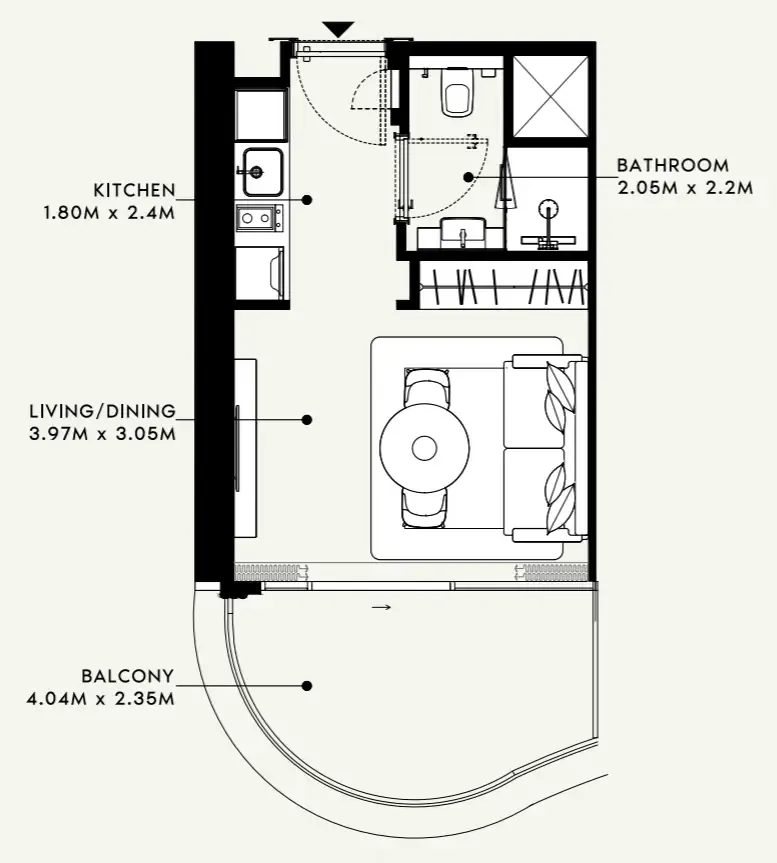 Azizi Azizi Milan floor plan