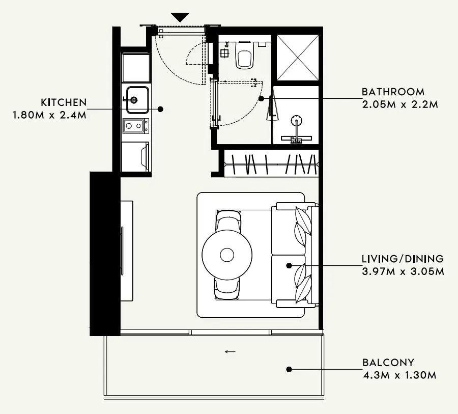 Azizi Azizi Milan floor plan