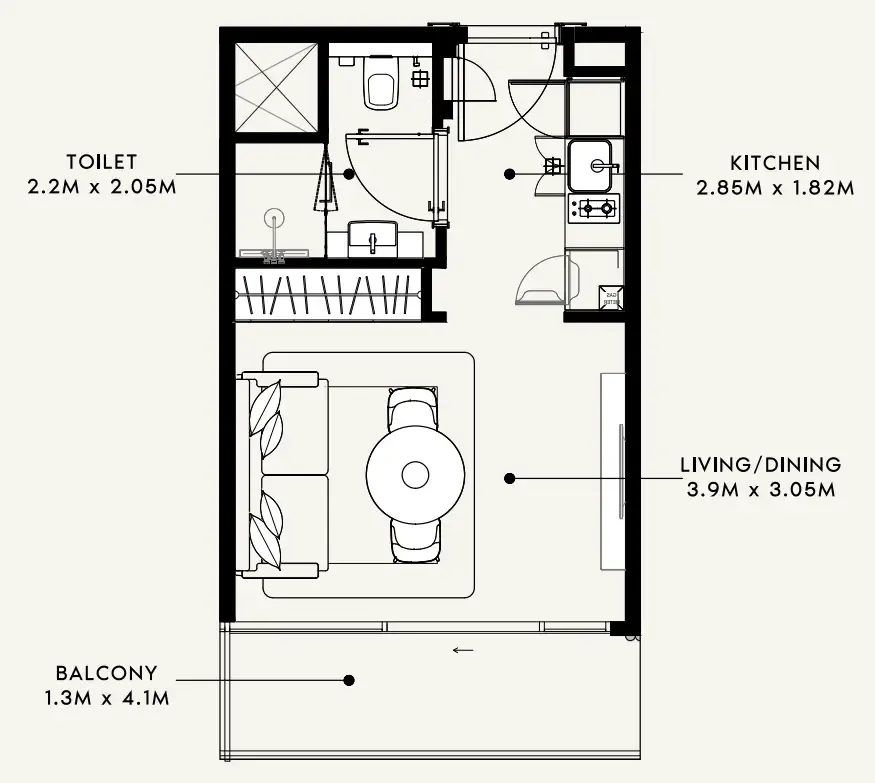 Azizi Azizi Milan floor plan