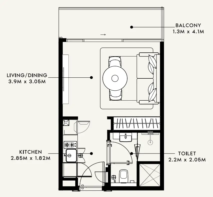 Azizi Azizi Milan floor plan