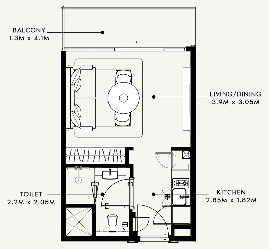 Azizi Azizi Milan floor plan