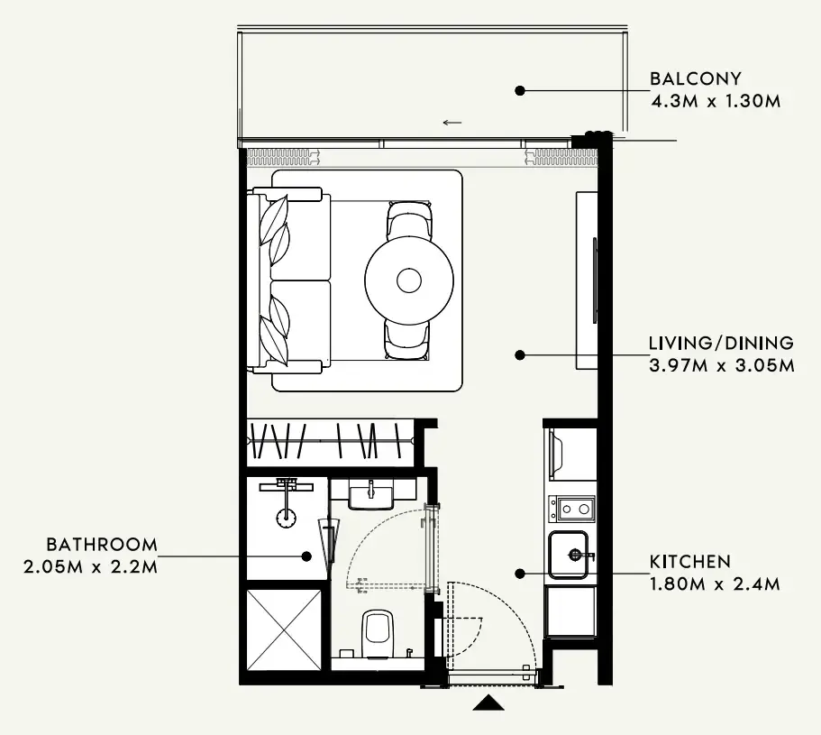 Azizi Azizi Milan floor plan