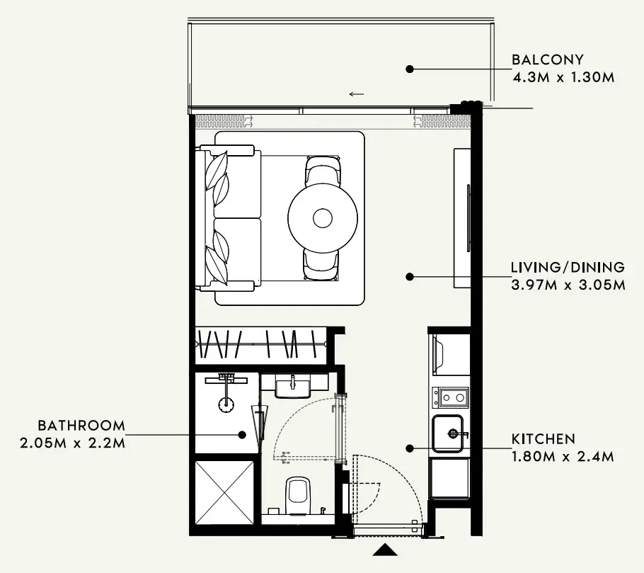 Azizi Azizi Milan floor plan
