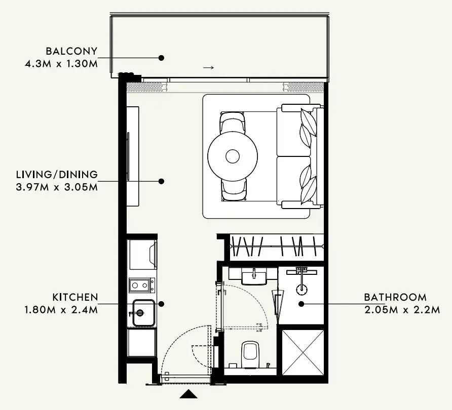 Azizi Azizi Milan floor plan