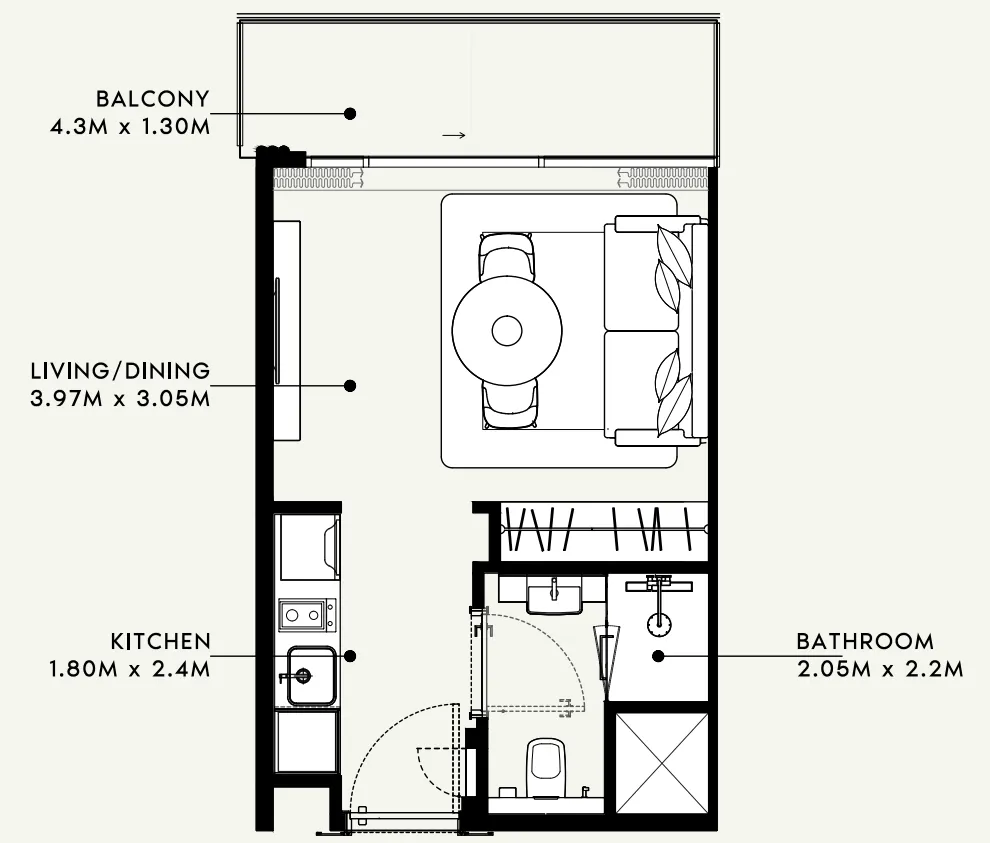 Azizi Azizi Milan floor plan