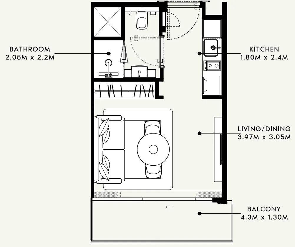 Azizi Azizi Milan floor plan