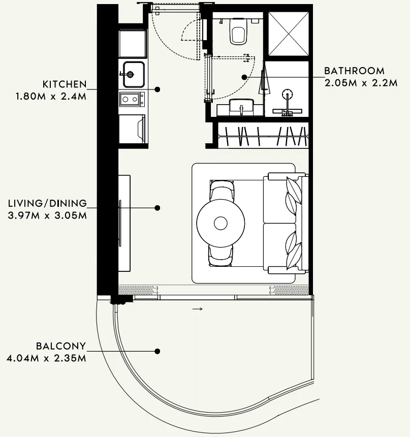 Azizi Azizi Milan floor plan