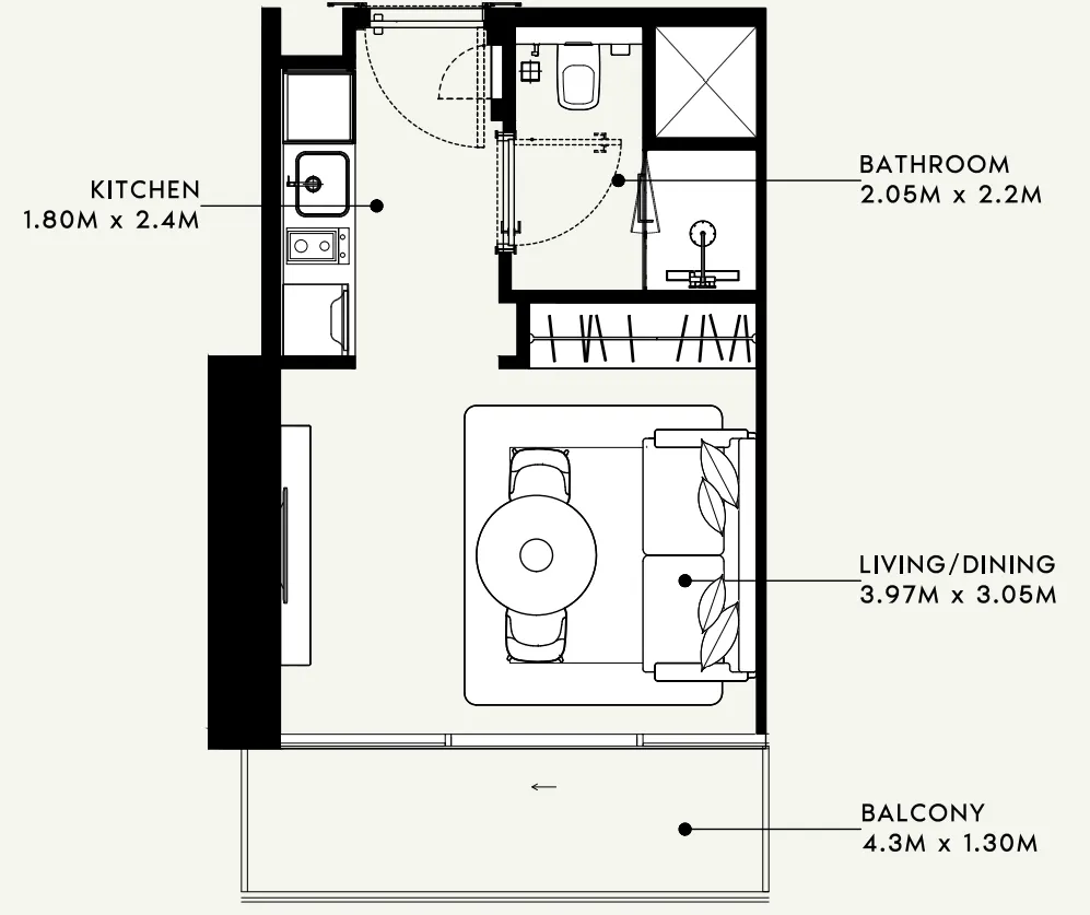 Azizi Azizi Milan floor plan
