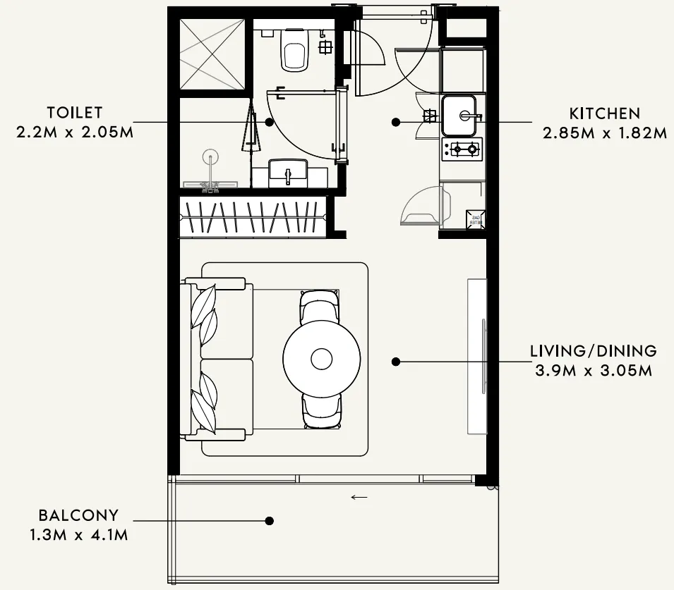 Azizi Azizi Milan floor plan