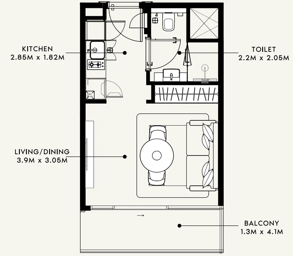 Azizi Azizi Milan floor plan