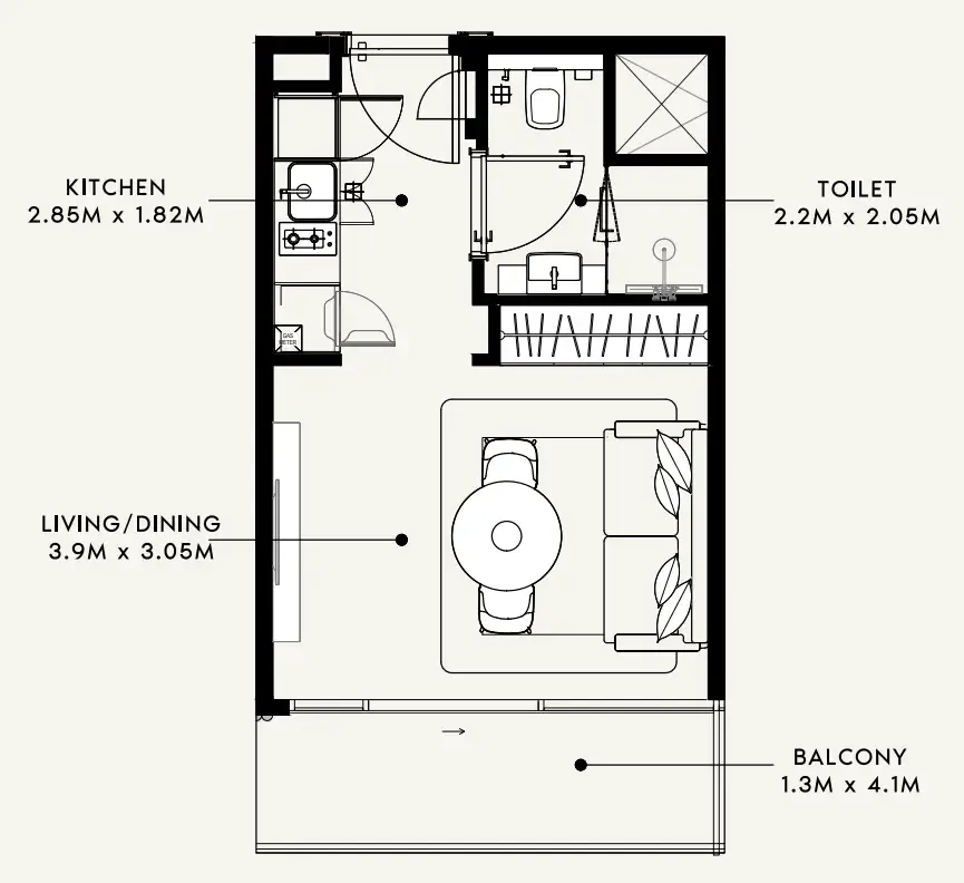 Azizi Azizi Milan floor plan