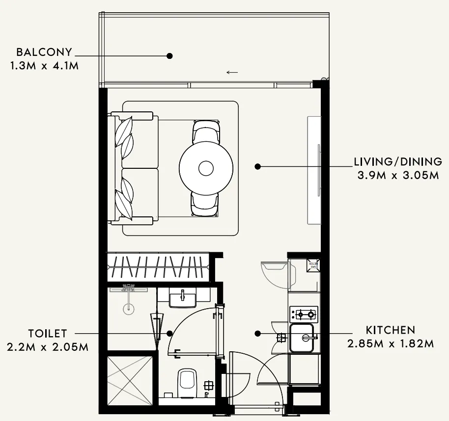 Azizi Azizi Milan floor plan