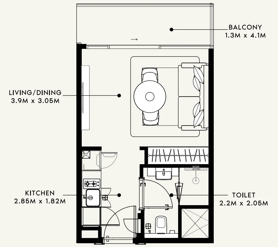 Azizi Azizi Milan floor plan