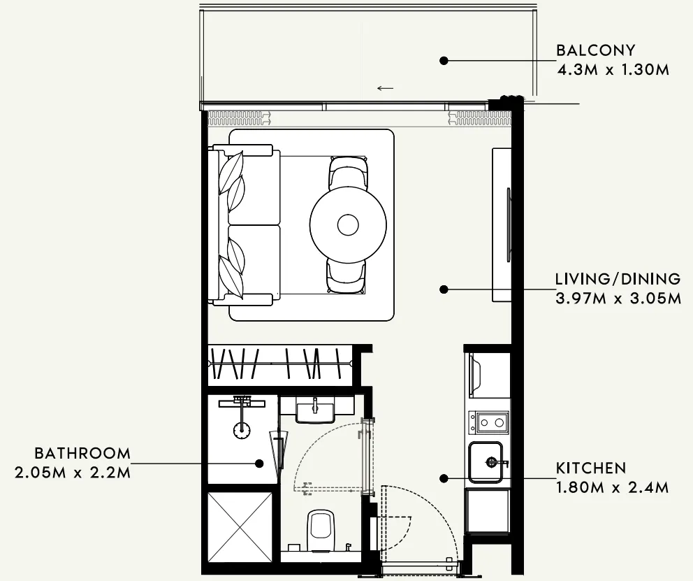 Azizi Azizi Milan floor plan