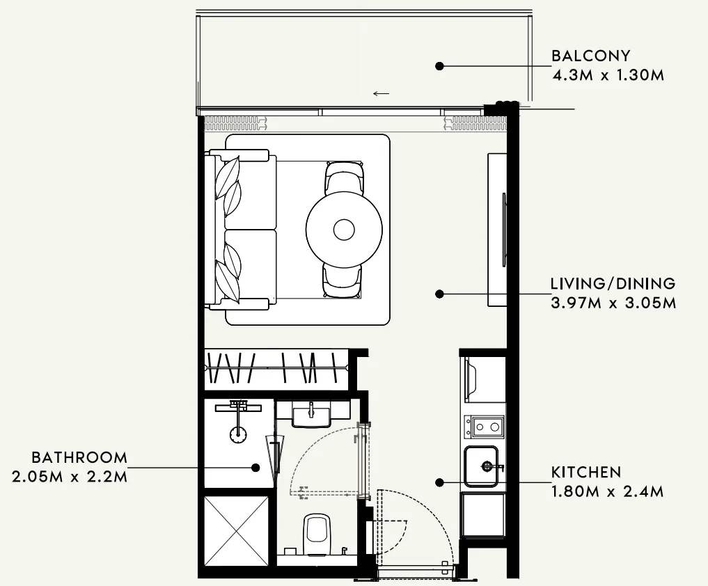 Azizi Azizi Milan floor plan
