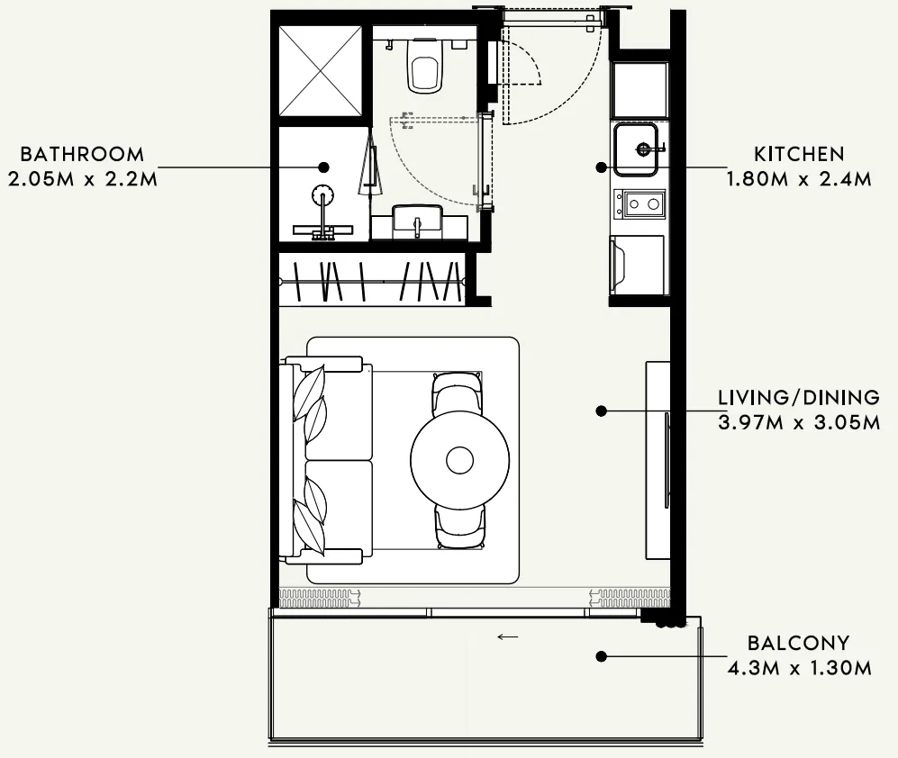 Azizi Azizi Milan floor plan