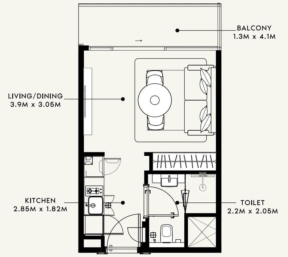 Azizi Azizi Milan floor plan