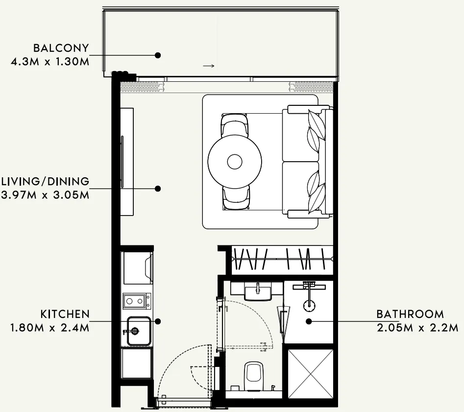 Azizi Azizi Milan floor plan