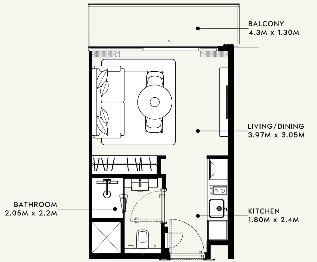 Azizi Azizi Milan floor plan