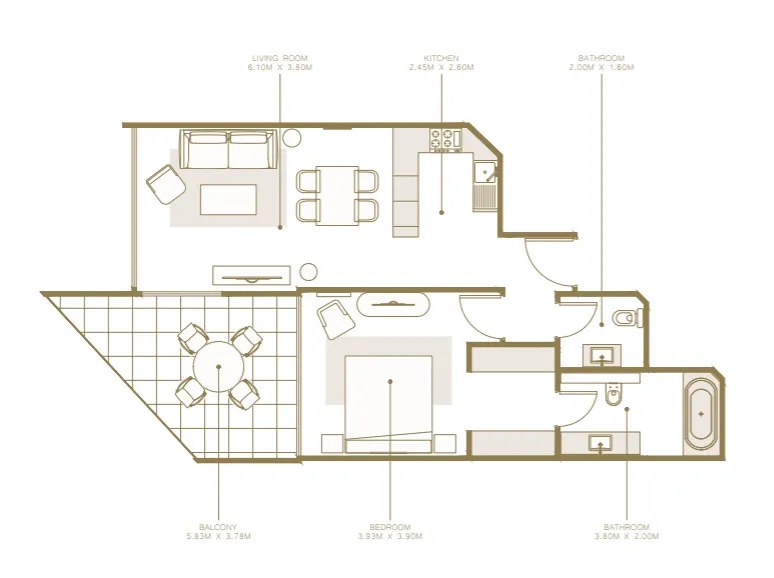 Azizi Azizi Mina floor plan