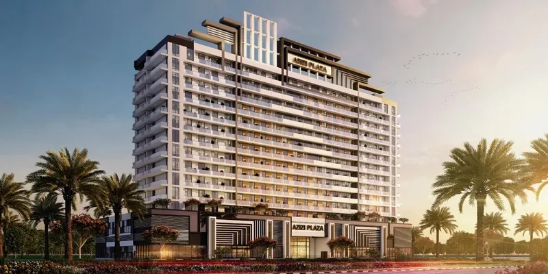 Exterior at Azizi Plaza in Jebel Ali Village Dubai