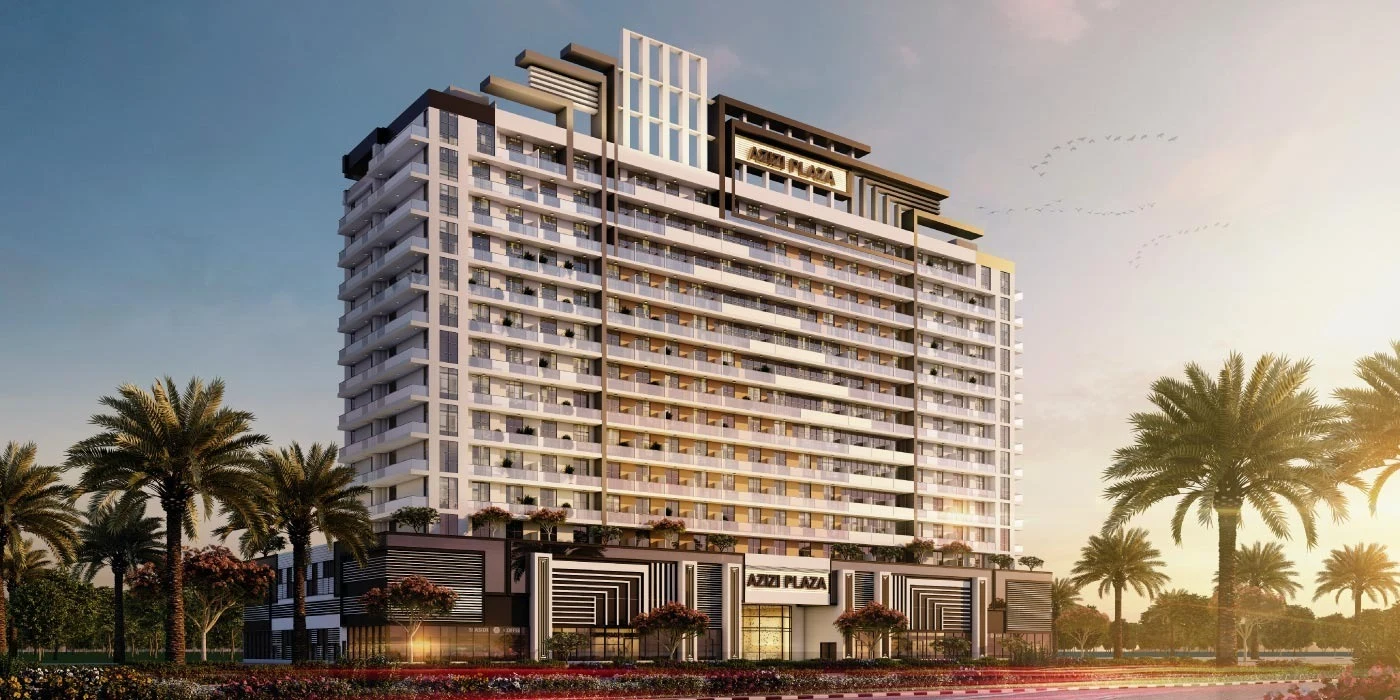 Exterior at Azizi Plaza in Jebel Ali Village Dubai