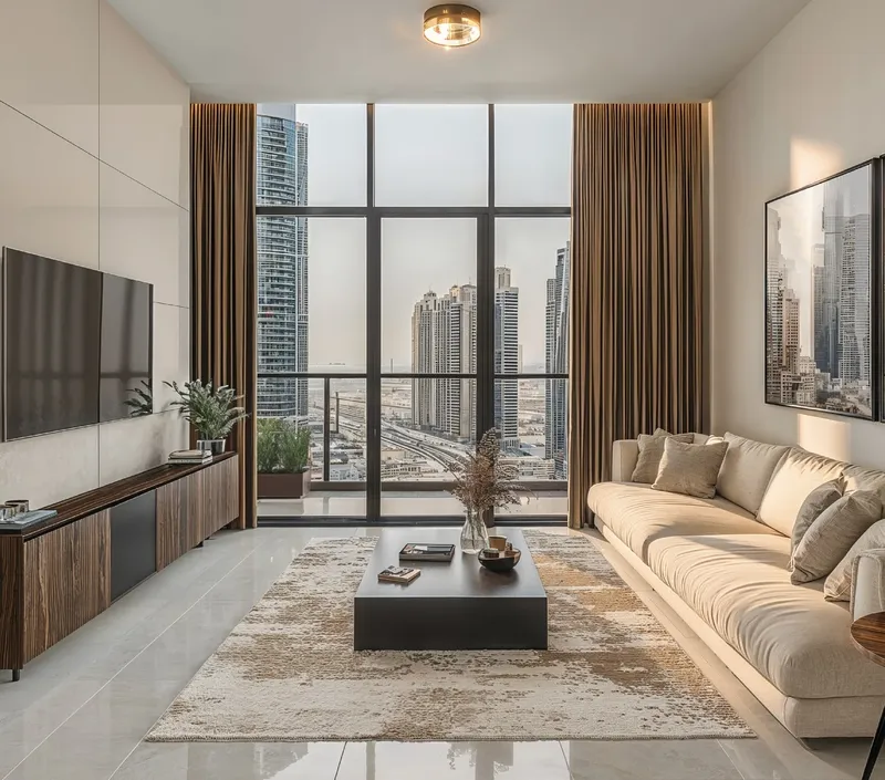 Interior at Azizi Raffi in Jebel Ali Village Dubai