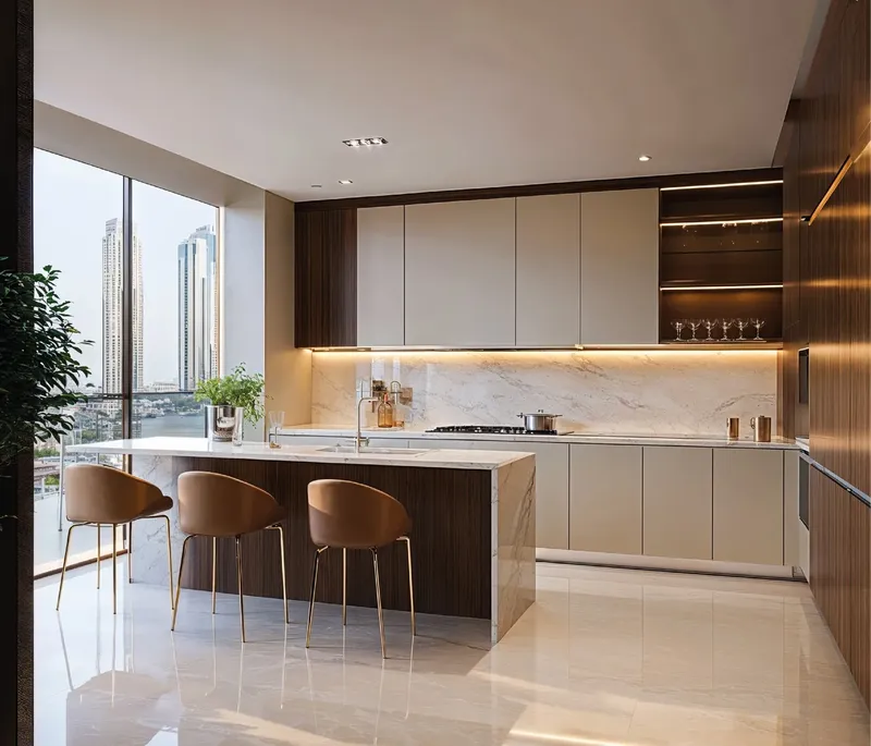 Interior at Azizi Raffi in Jebel Ali Village Dubai