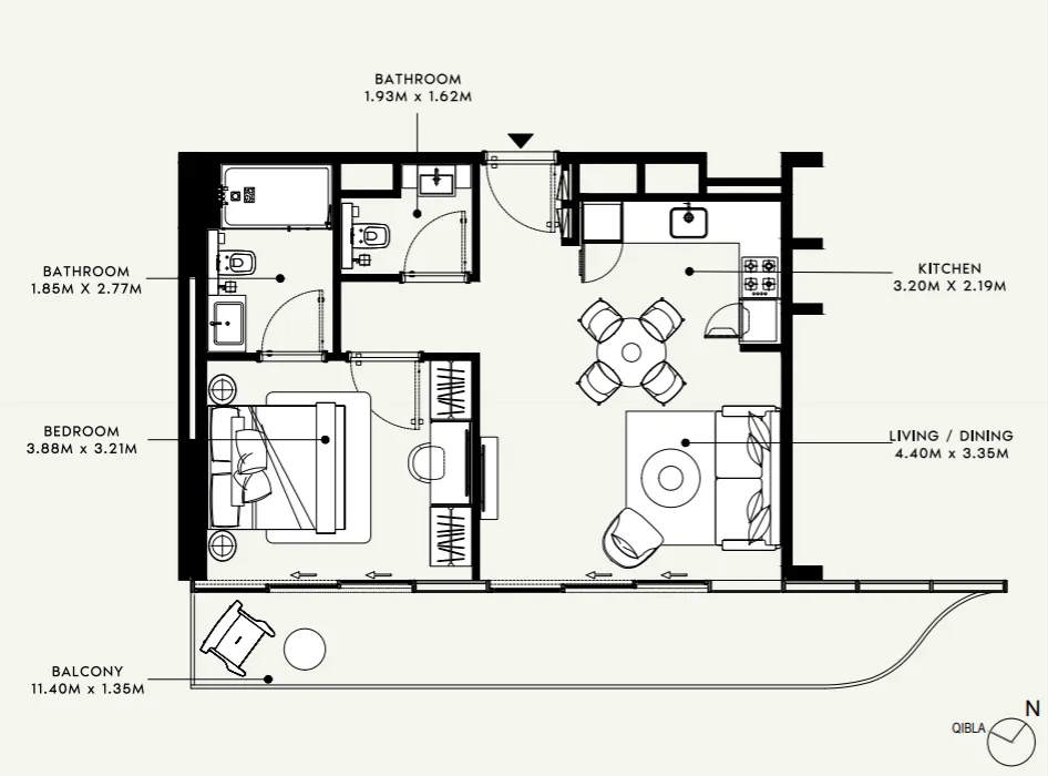 Azizi Azizi Venice floor plan