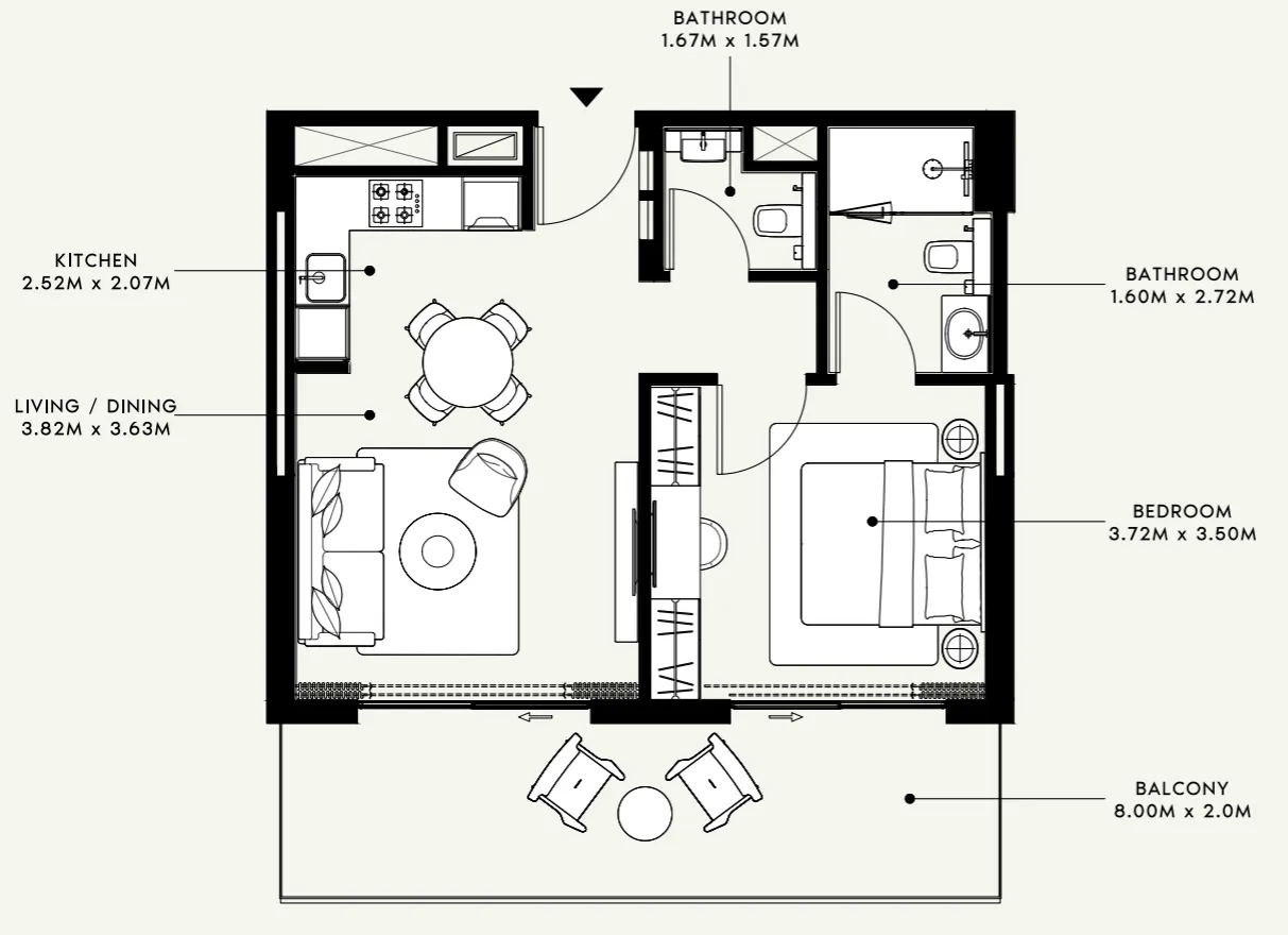 Azizi Azizi Venice floor plan