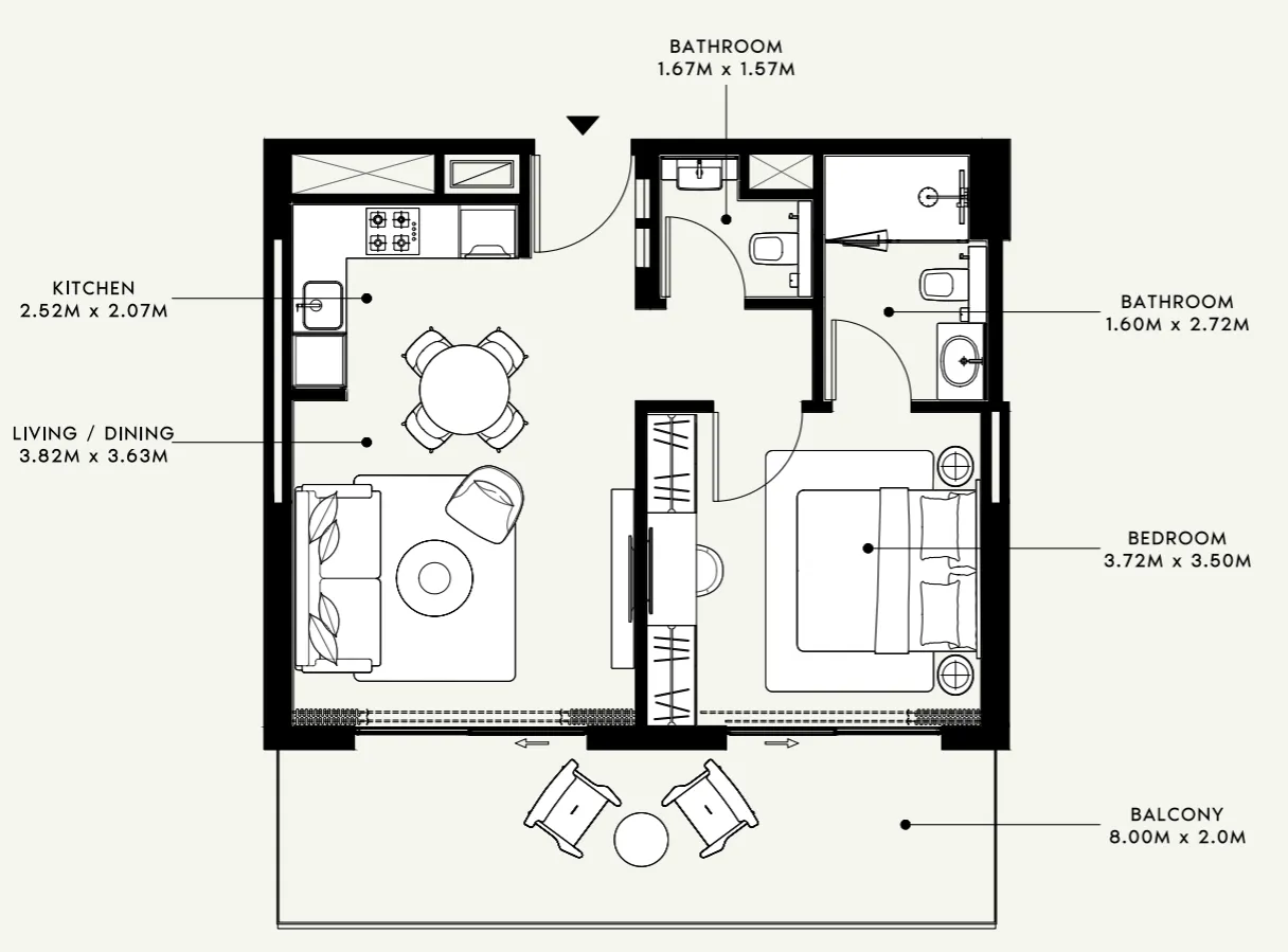 Azizi Azizi Venice floor plan