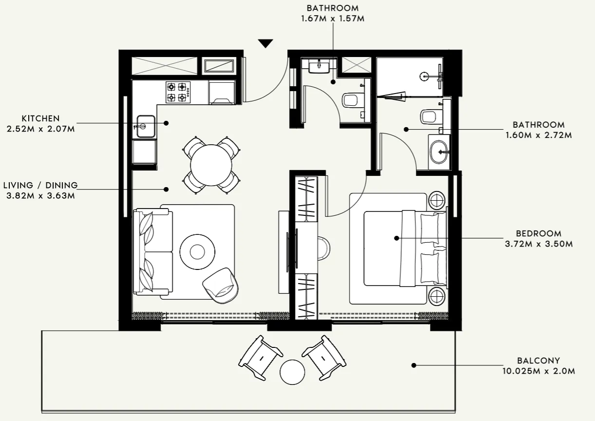 Azizi Azizi Venice floor plan