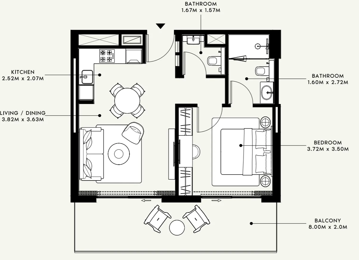 Azizi Azizi Venice floor plan