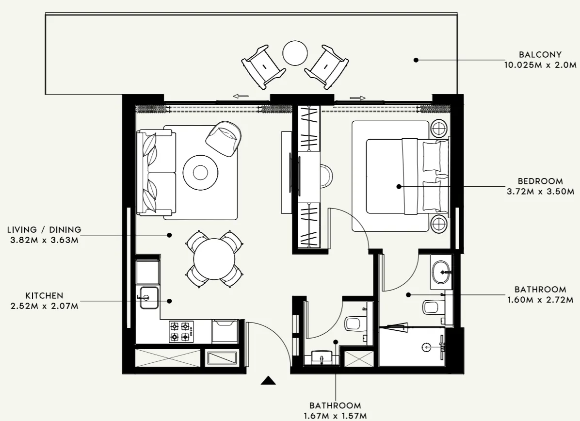 Azizi Azizi Venice floor plan