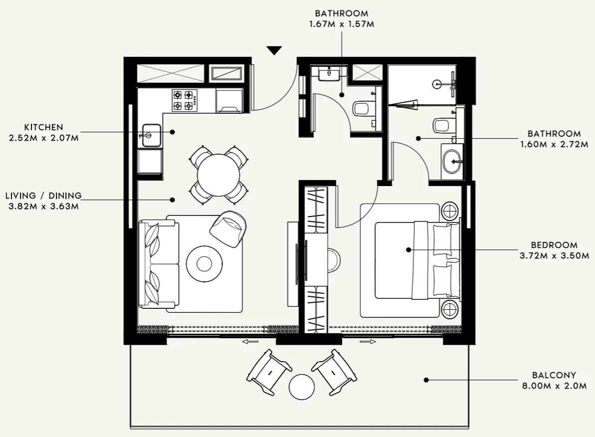 Azizi Azizi Venice floor plan