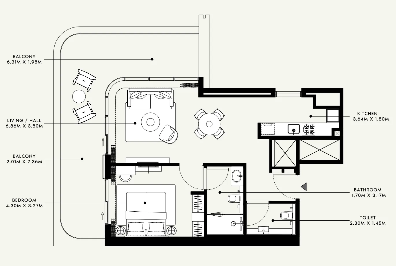 Azizi Azizi Venice floor plan